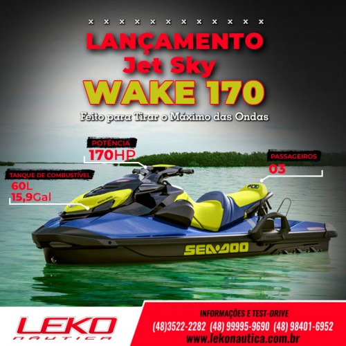 lançamento do Jet Sky WAKE 170 - Feito para Tirar o Máximo das Ondas