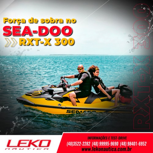 Força de sobra no SEA-DOO RXT-X 300