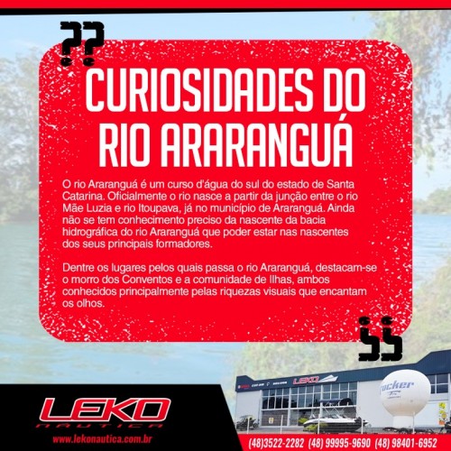 Curiosidades sobre o Rio Araranguá