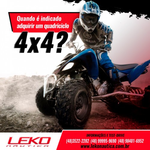 Quando é indicado adquirir um quadriciclo 4x4?