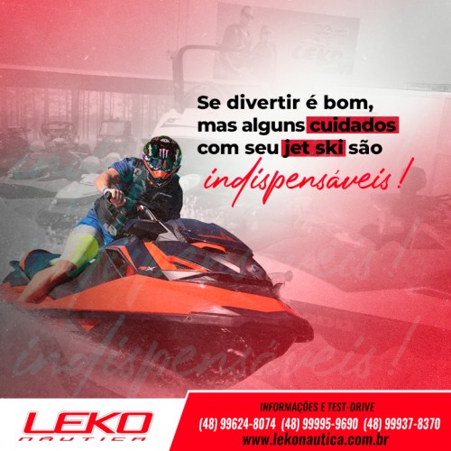 Se divertir é bom, mas alguns cuidados com seu jet ski são indispensáveis!