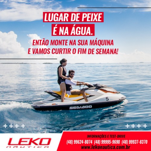 Lugar de peixe é na água. Então monte na sua máquina e vamos curtir o fim de semana!