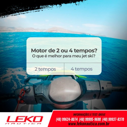 Motor de 2 ou 4 tempos? O que é melhor para meu jet ski?