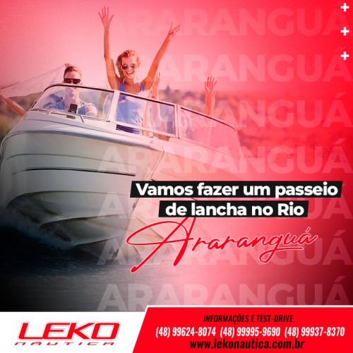 Vamos fazer um passeio de lancha no Rio Araranguá?