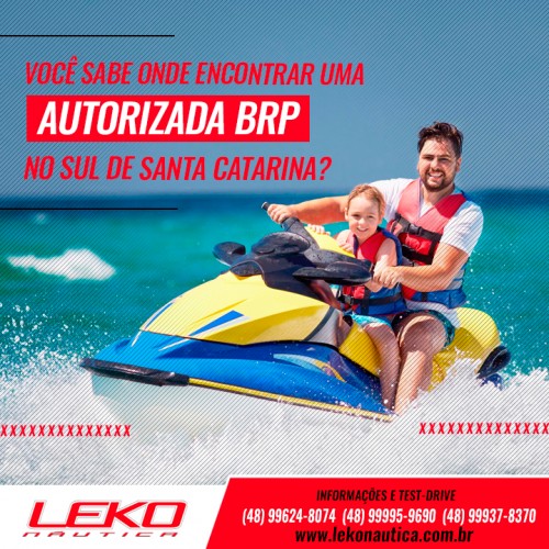 Você sabe onde encontrar uma autorizada BRP no Sul de Santa Catarina?