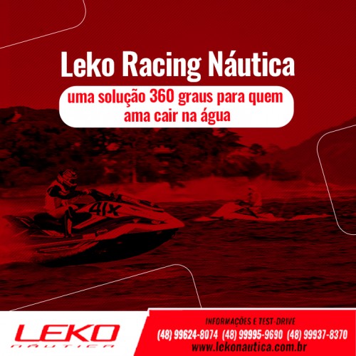 Leko Racing Náutica, uma solução 360 graus para quem ama cair na água