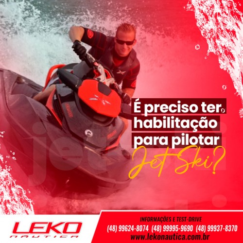 É preciso ter habilitação ara pilotar jet ski?