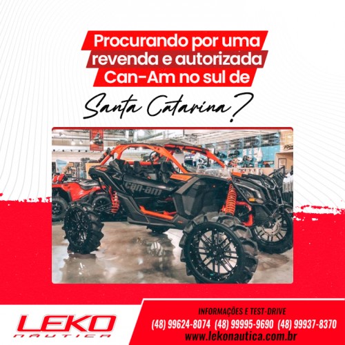 Procurando por uma revenda e autorizada Can-Am no sul de Santa Catarina?