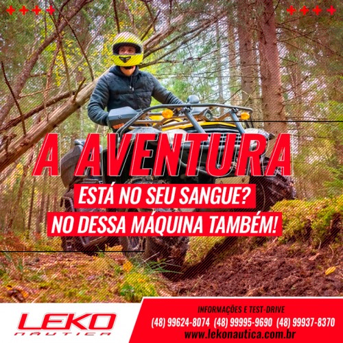 A aventura está no seu sangue? No dessa máquina também!