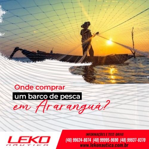 Onde comprar um barco de pesca em Araranguá?