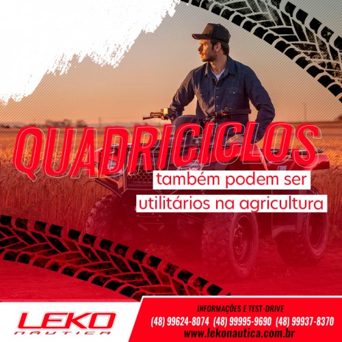 Quadriciclos também podem ser utilitários na agricultura