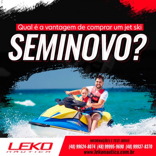 Qual é a vantagem de comprar um jet ski seminovo?