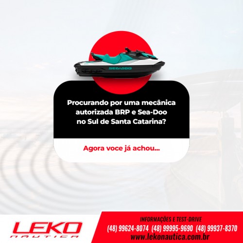 Procurando por uma mecânica autorizada BRP e Sea-Doo no Sul de Santa Catarina?