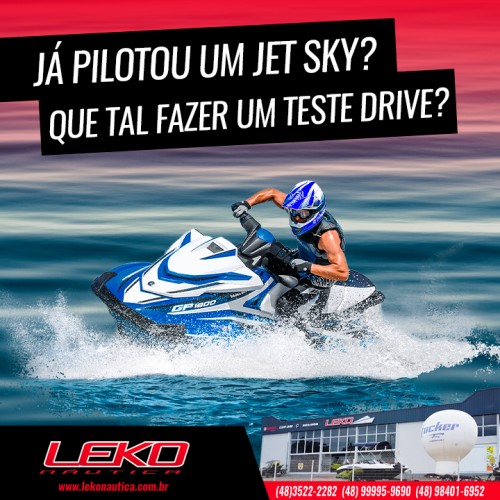 Já pilotou um Jet Sky? Que tal fazer um teste drive?