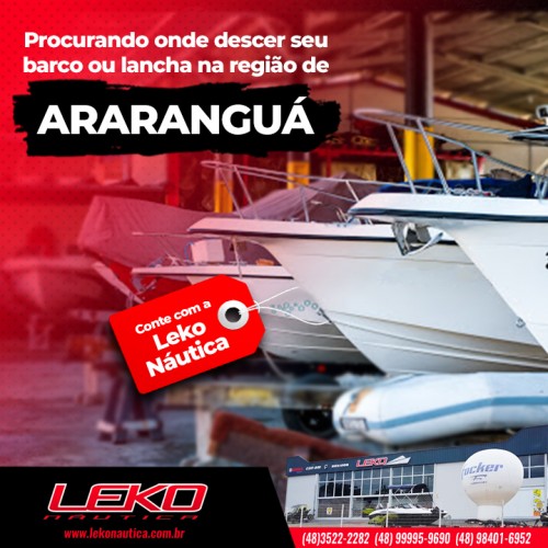 Procurando onde descer seu barco ou lancha na região de Araranguá